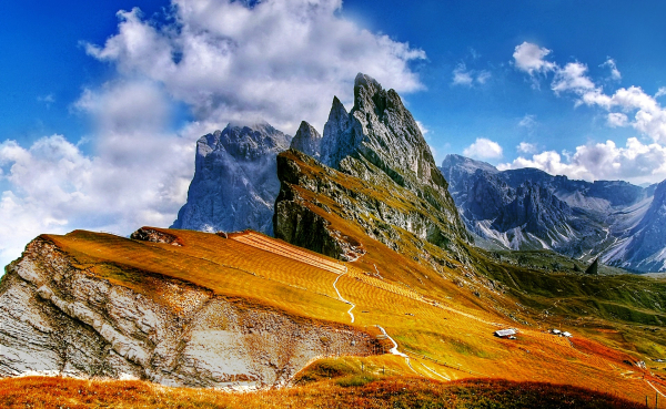 Beste Aussichten auf die Dolomiten